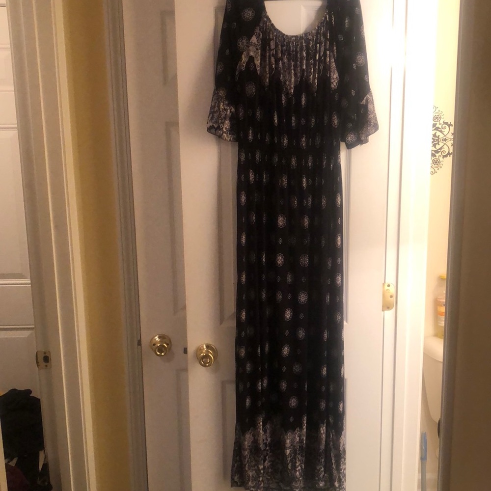 Black and white dress